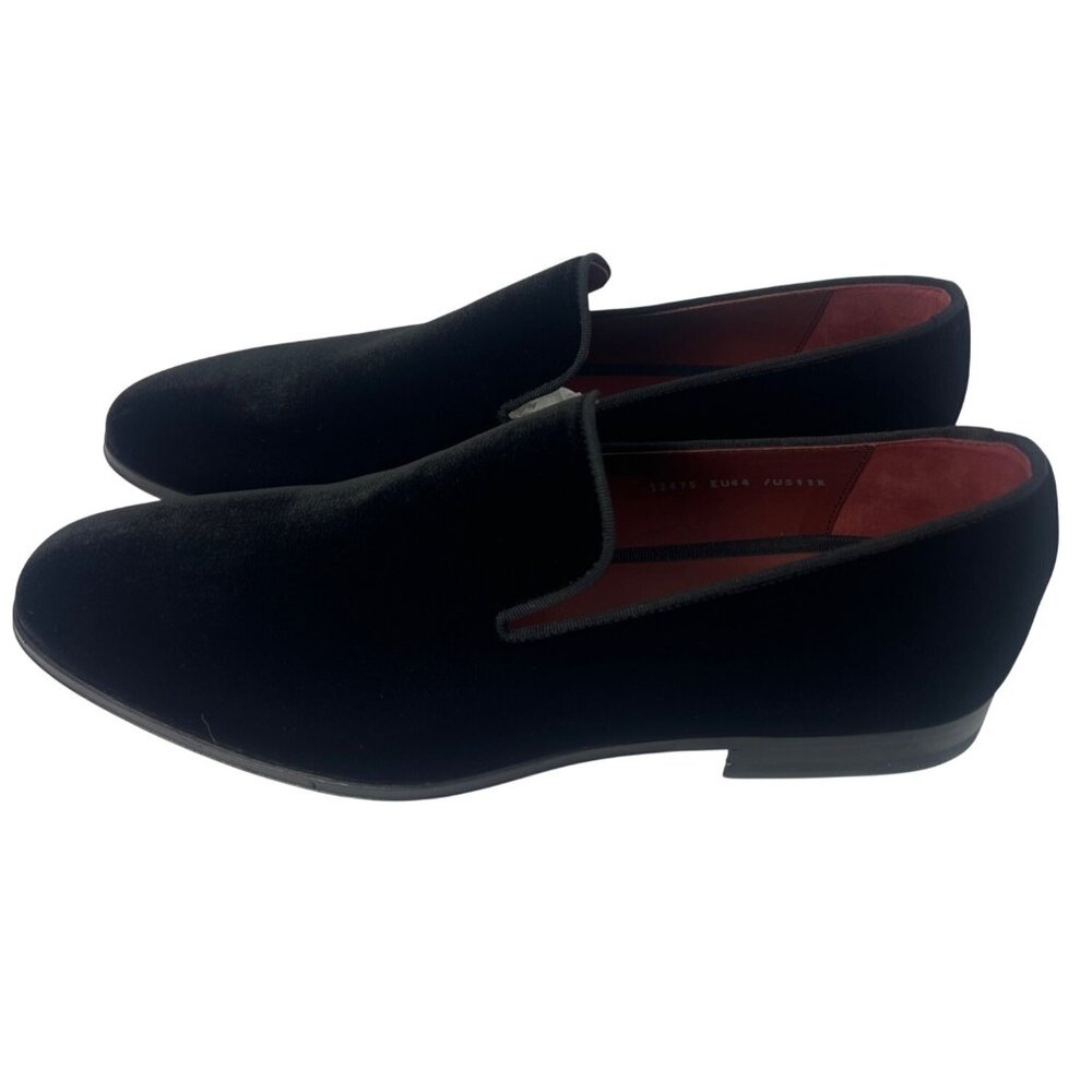 Magnanni Dorio Mens Loafer/Slipper Black Velvet Style 12475 US 11.5, EU 44 - Picture 4 of 12